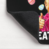 Ostern wieder groß machen Hase Frühling Jagd Eier Mousepad (Ecke)