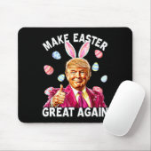 Ostern wieder groß machen Hase Frühling Jagd Eier Mousepad (Mit Mouse)