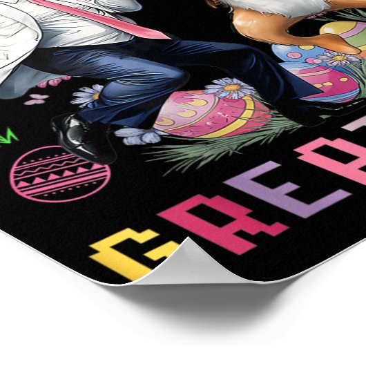 Ostern wieder großartig machen - Trump tanzt mit S Poster (Ecke)