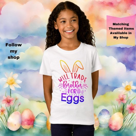 Ostern wird Brother für Eier handeln T-Shirt