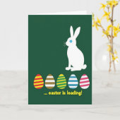 Ostern wird geladen Karte (Gelbe Blume)