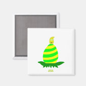 Ostern wünscht 2 Zoll Square Magnet (Vorderseite/Rückseite)