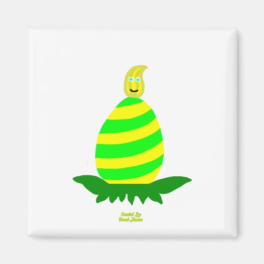 Ostern wünscht 2 Zoll Square Magnet (Vorne)