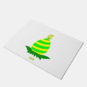 Ostern wünscht Door Mat Fußmatte (Schrägansicht)