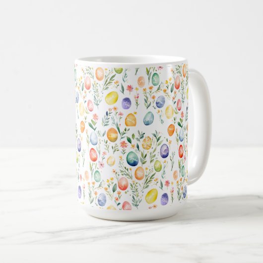 Ostern wünscht Tableclout Kaffeetasse (VorderseiteRechts)