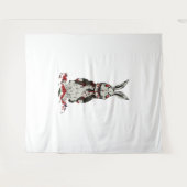 Ostern Zombie Rabbit Halloween Bunny Wandteppich (Vorderseite (Horizontal))