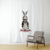Ostern Zombie Rabbit Halloween Bunny Wandteppich (Beispiel)