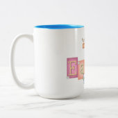 Ostern Zweifarbige Tasse (Links)