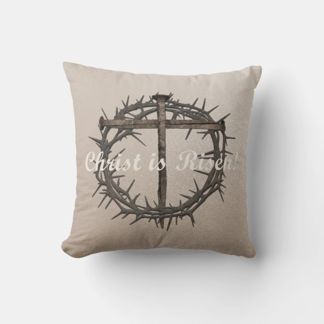 OSTERNÄHREN & KRONEN VON THORNS PILLOW KISSEN (Vorderseite)