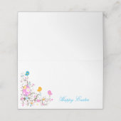 Ostername Party Platzkarte (Außenseite Aufgefaltet)