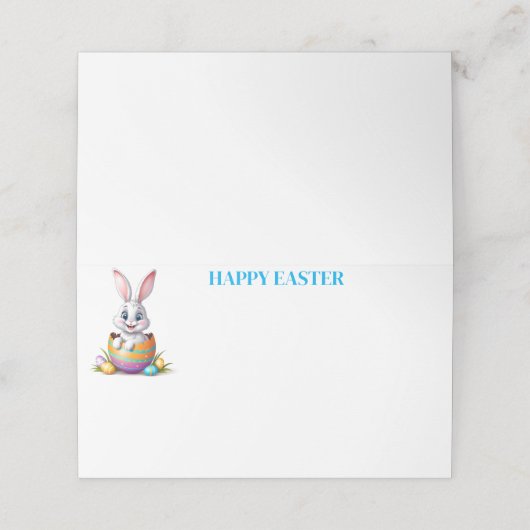 Ostername Platzkarte (Außenseite Aufgefaltet)