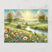Osternatur & Frühling Postkarte (Vorderseite)