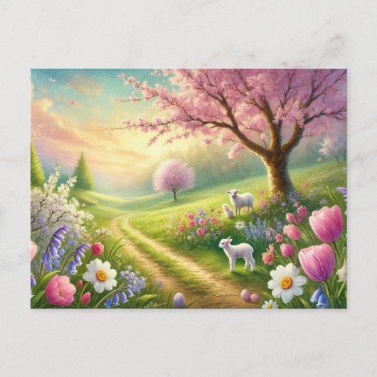 Osternatur Postkarte (Vorderseite)