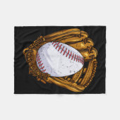 Osterneier Baseball Ei Jagen Ostern Tag M Fleecedecke (Vorderseite (Horizontal))