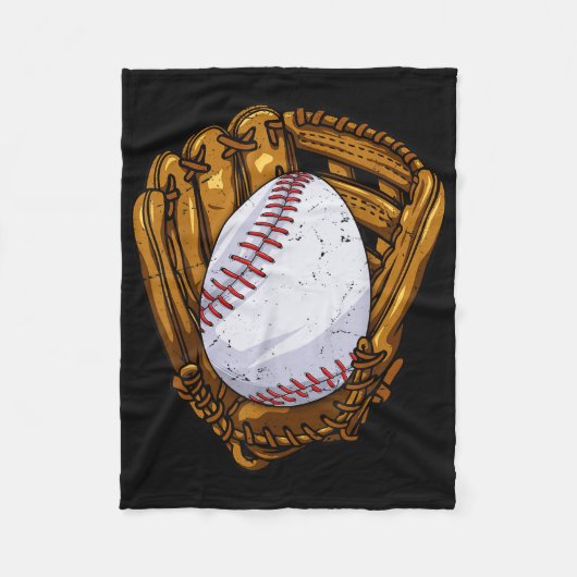 Osterneier Baseball Ei Jagen Ostern Tag M Fleecedecke (Vorderseite)