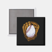 Osterneier Baseball Ei Jagen Ostern Tag M Magnet (Vorderseite/Rückseite)