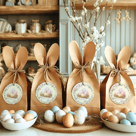 Osternest | Frohe Ostern Geschenkanhänger