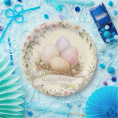 Osternest | Frohe Ostern Pappteller (Party)