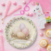 Osternest | Frohe Ostern Pappteller (Party)