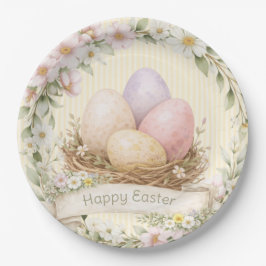 Osternest | Frohe Ostern Pappteller