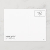 Osternest mit Eiern Feiertagspostkarte (Rückseite)