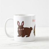 Osternest mit Hasen Kaffeetasse (Links)