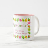 Osterngrenze - Frohe Ostern Tasse (VorderseiteRechts)