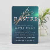 OsterNiedliche Blume Einladung (Stehend Vorderseite)