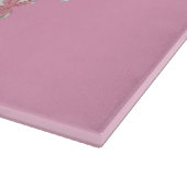 OsterNiedliche Blumenbunny Leopard Geschenk Schneidebrett (Ecke)