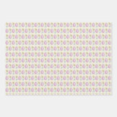 OsterNiedliche WasserfarbenIllustration Geschenkpapier Set (Vorderseite 3)