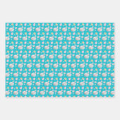 OsterNiedliche WasserfarbenIllustration Geschenkpapier Set (Vorderseite)