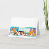 Osternkatzen-u. -küken-Gruß-Karte Feiertagskarte (Rückseite)