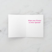 Osternotecard für Gymnast Feiertagskarte (Innenseite)