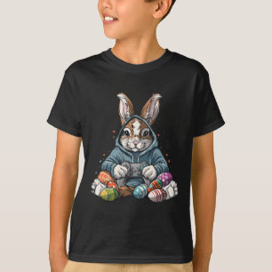 Osterntag Bunny Egg Funny Boys Girls Kinder Gamer T-Shirt