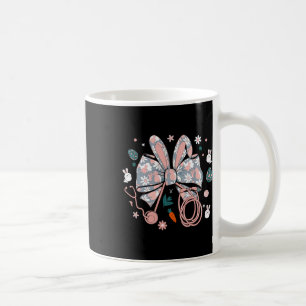 Osternurse Coquette Bow Stethoscope Bunny Scrub Kaffeetasse
