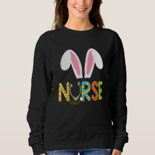 Osternurse Er Bunny Oars glückliche Ostereier Kran Sweatshirt