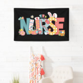 Osternurse Stethoscope Bunny Rabbit Eggs Banner (Insitu)