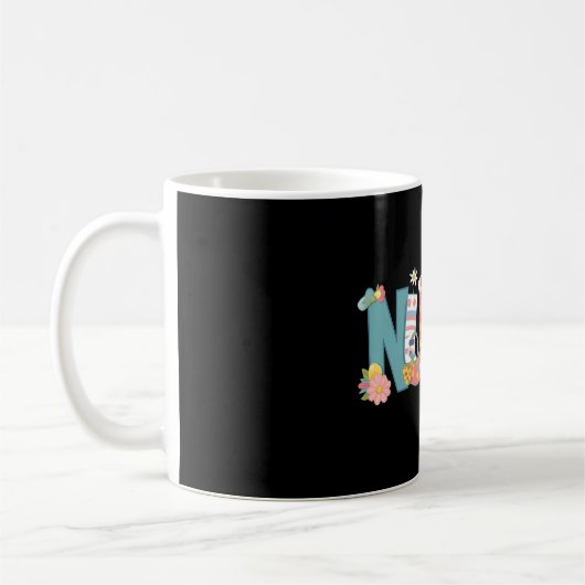 Osternurse Stethoscope Bunny Rabbit Eggs Kaffeetasse (Links)