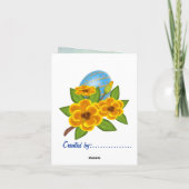 Osternwhimsey-KUNDENSPEZIFISCHE Gruß-Volkskunst Feiertagskarte (Rückseite)