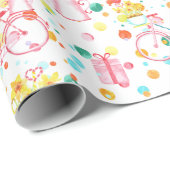 Osterodien Bouquet und Fahrrad Geschenkpapier (Rolleneckpunkt)