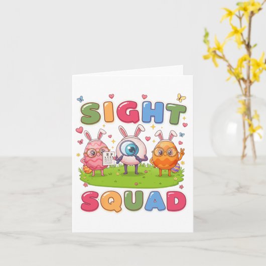 Osteroptometriker-Hoppingoptischer Karte (Gelbe Blume)