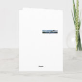 Osterorchid Feiertagskarte (Rückseite)