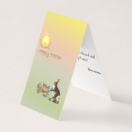 Osterorientierte vertikale Grußkarte