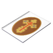 Osterorthodoxe Kreuz Notizblock (Linke Seite)