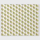 Osterpackpapier - Kleines Gelbhühnchen Geschenkpapier (Flach)