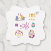 Osterpackung, Osterhacker Geschenkanhänger (Rückseite)