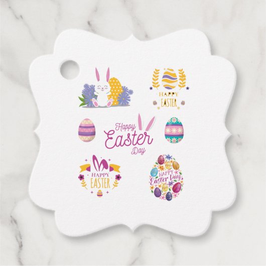 Osterpackung, Osterhacker Geschenkanhänger (Vorderseite)