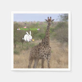 Osterpapier Napkins Giraffe Serviette (Vorderseite)