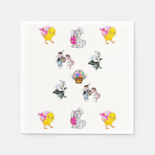 Osterpapier Napkins Serviette (Vorderseite)