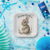 Osterpapier-Teller, Niedlich Ostern Pappteller (Party)